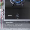 NEFF T27PIQ4S0 N70 Beépíthető gázfőzőlap | 75 cm | Fekete