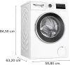 Bosch WAN2426NBY Home Connect s predným plnením práčka