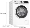 Bosch WGJ244A2BY Home Connect s predným plnením práčka