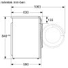 BOSCH WNA13400BY Serie|4 Mosó-szárítógép 