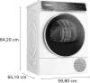 Bosch WQB246DNBY Home Connect s tepelným čerpadlom sušička