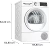 Bosch WQG14591BY Serie 6 Hőszívattyús kondenzačná sušička