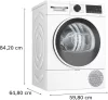 Bosch WQG24101BY Serie 6 S tepelným čerpadlom Sušička 9kg