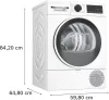 BOSCH WQG243DMBY Serie|6 Hőszívattyús sušička