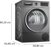 Bosch WQG245DREU Home Connect s tepelným čerpadlom sušička