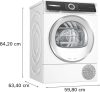 BOSCH WQH245B2BY Serie|6 Hőszívattyús szárítógép    