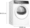 Bosch WRB247CEBY Home Connect s tepelným čerpadlom sušička
