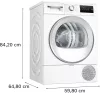 Bosch WTH85293BY Home Connect s tepelným čerpadlom sušička