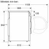 BOSCH WTM85251BY Serie|4 Hőszívattyús kondenzációs szárítógép  