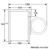 BOSCH WTR87TW0BY Serie|6 Hőszívattyús kondenzációs szárítógép 